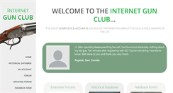 Desktop Screenshot of internetgunclub.com